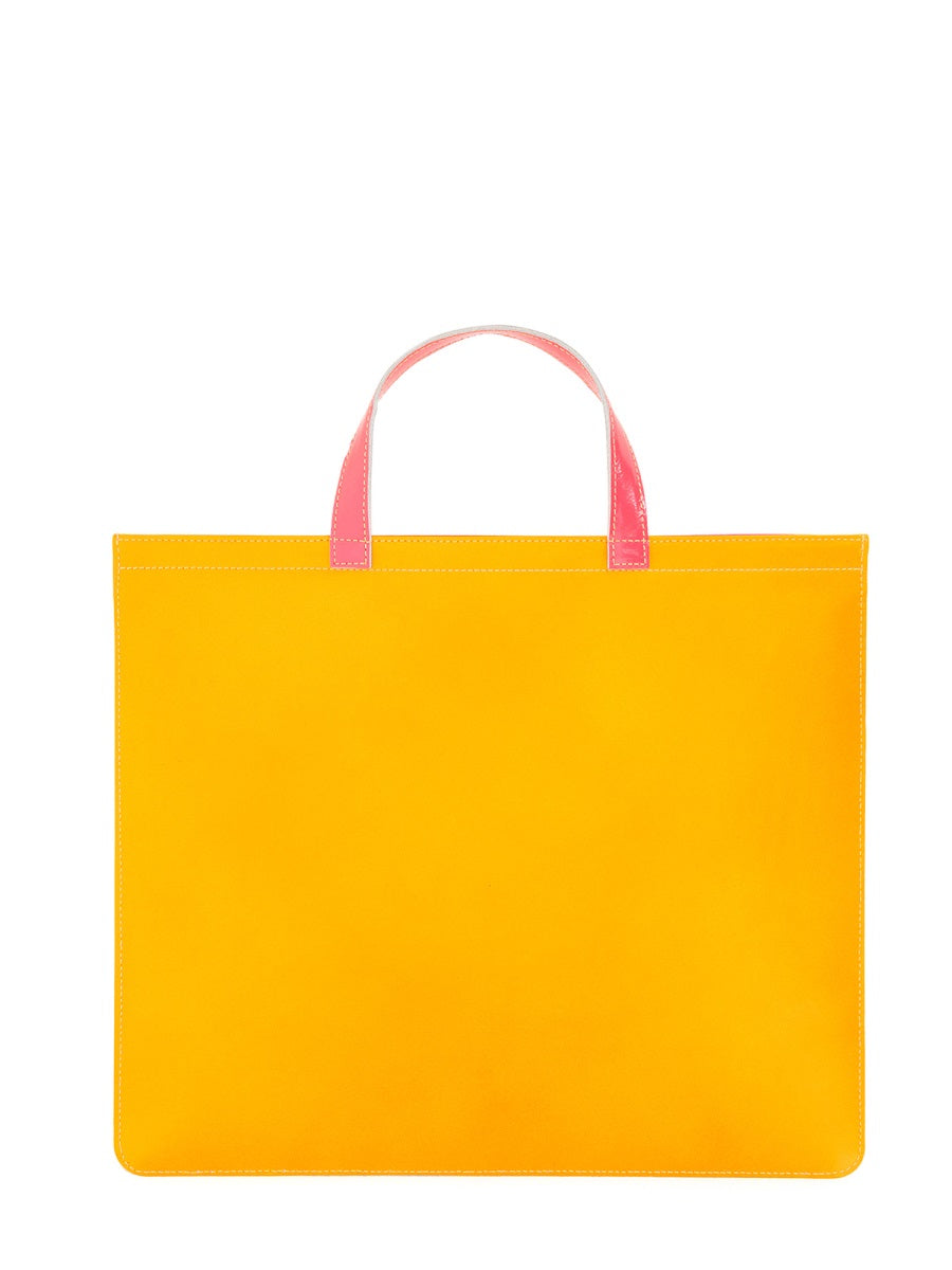Super Fluo Leather Tote Bag Multicolour Handbags