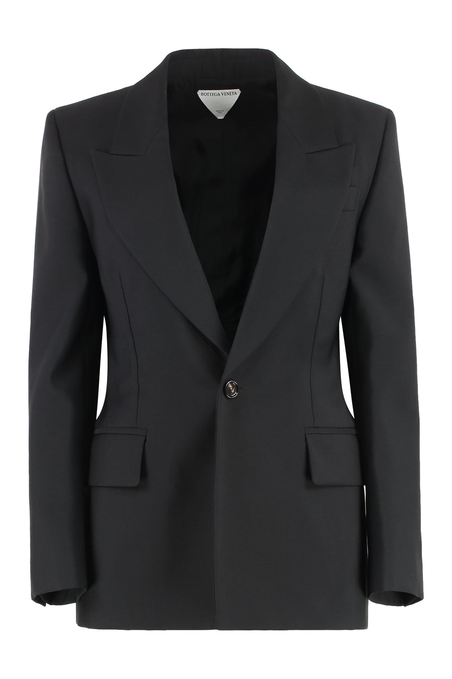 Blazer Stretch Wool Black Blazers