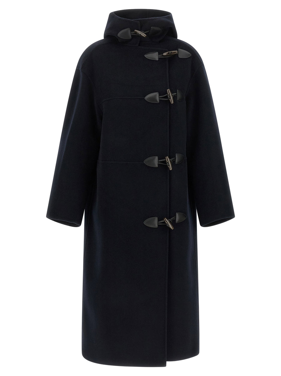 Rohe Wool-Cashmere Duffle Coat — Black