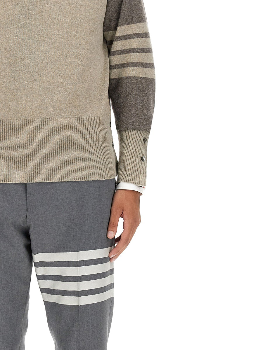 4bar Cashmere Shirt Beige Jumpers