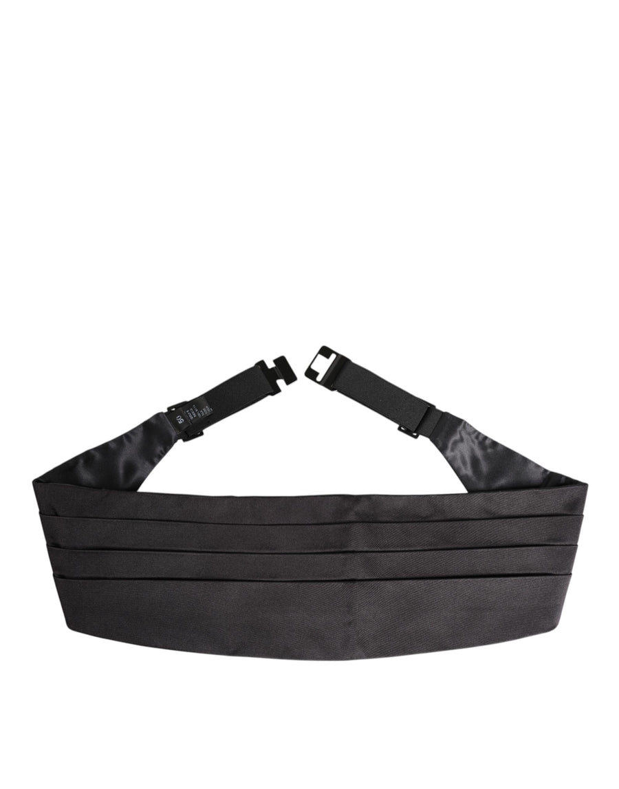 Dolce & Gabbana 100% Silk belt in black