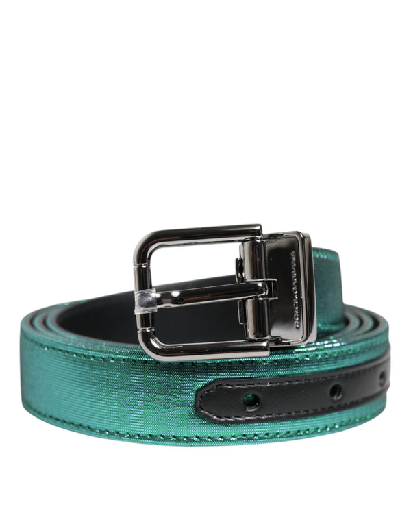 Dolce & Gabbana 82% Polyester belt in green