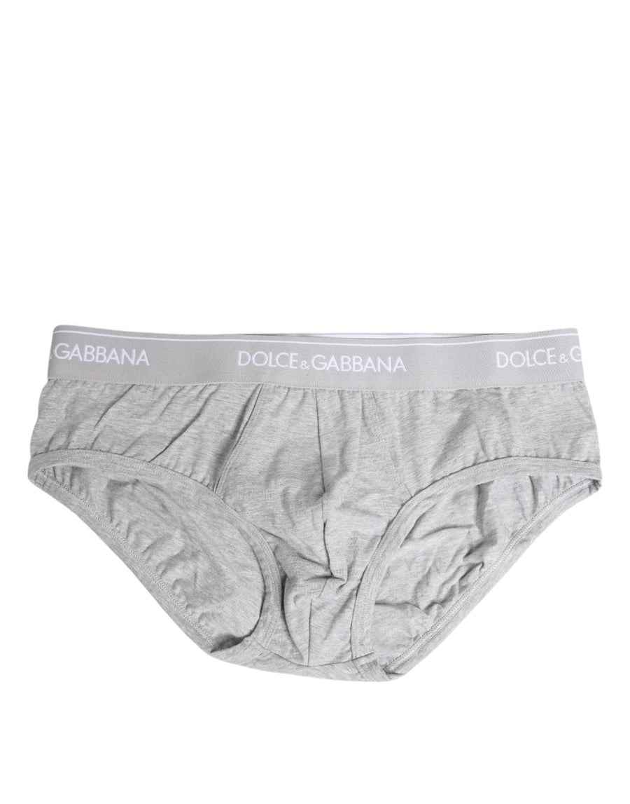 Dolce & Gabbana Cotton brief in gray