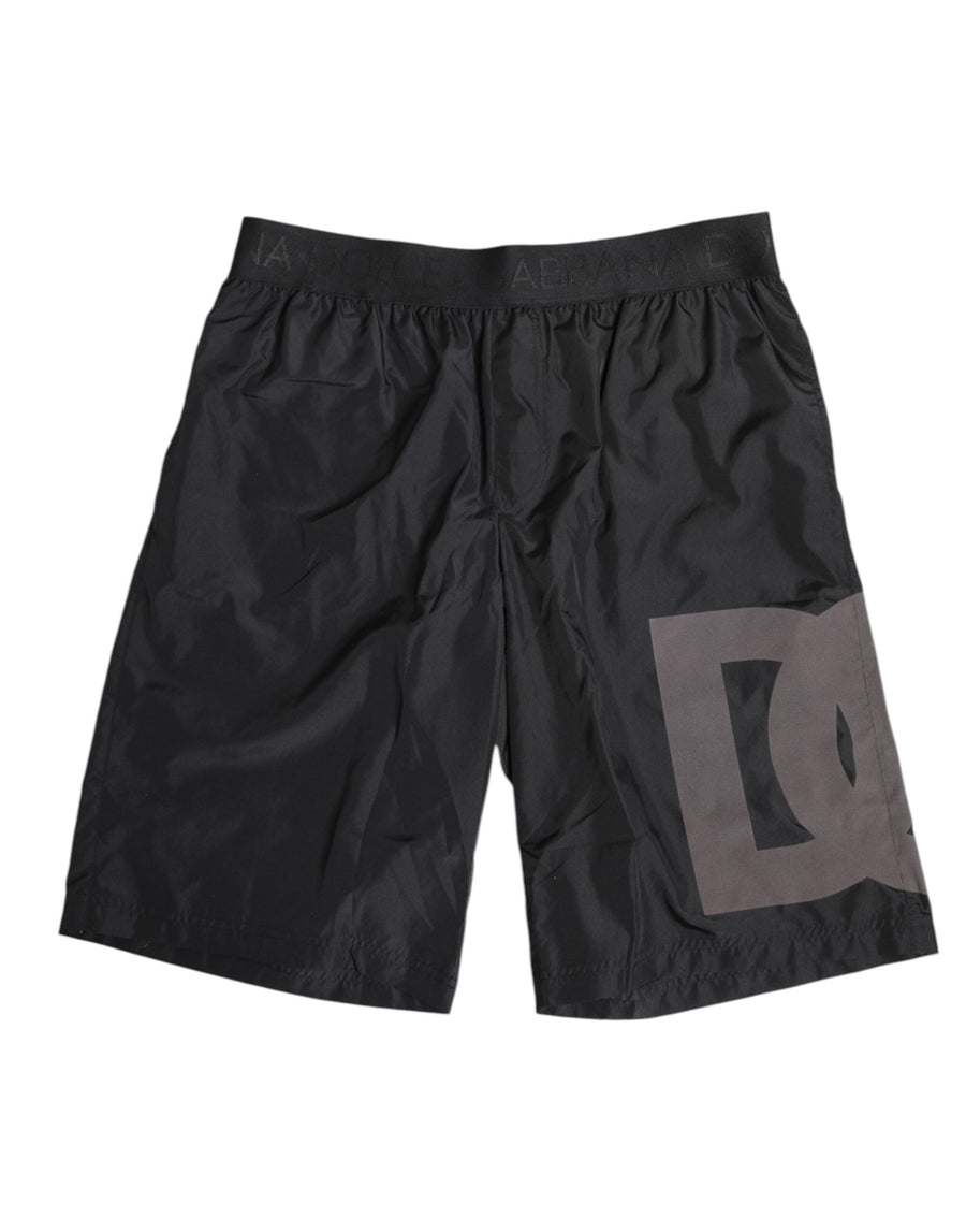 Dolce & Gabbana 100% Polyester; Lining: 85% Nylon bermuda shorts in black