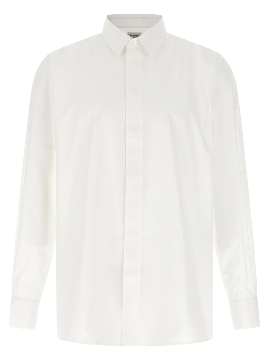 Saint Laurent Cassandre Shirt — Cream