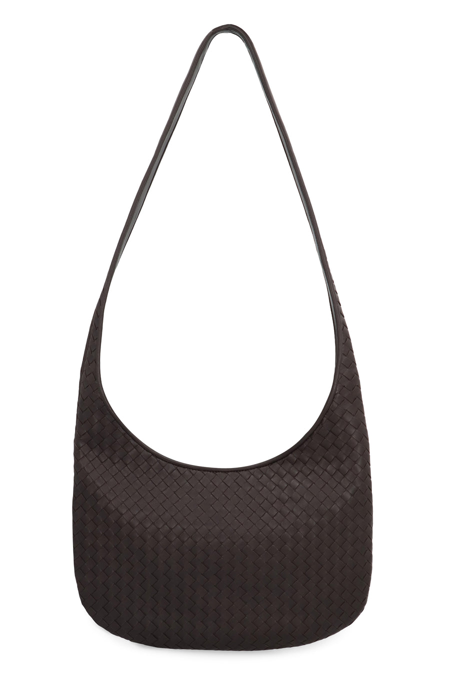 Bottega Veneta Leather Crossbody Bag Brown Lamb Messenger