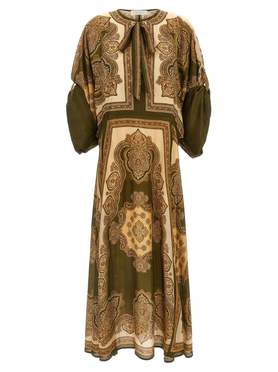 Zimmermann Mahon Dress — Olive