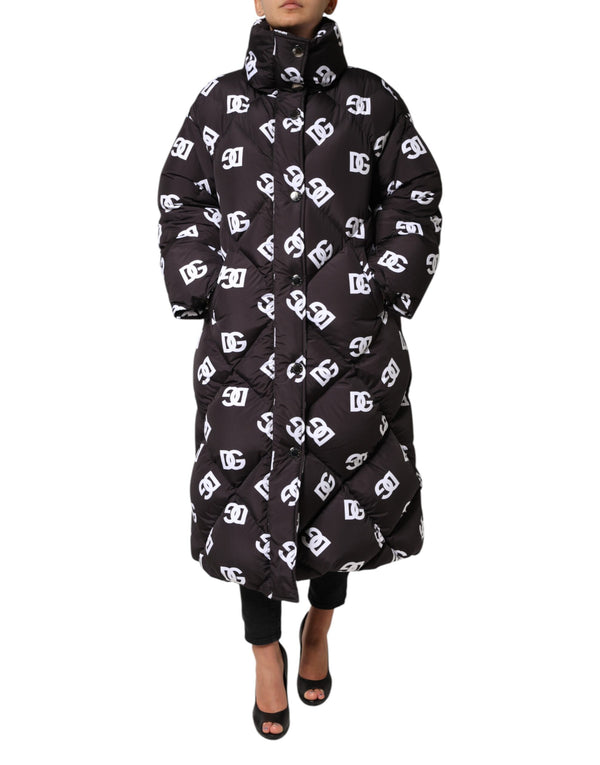 Dolce & Gabbana 100% Polyester puffer coat in black