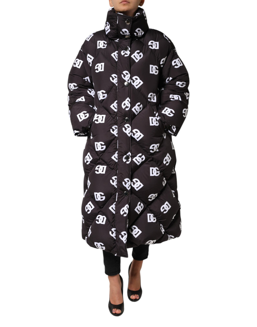 Dolce & Gabbana 100% Polyester puffer coat in black