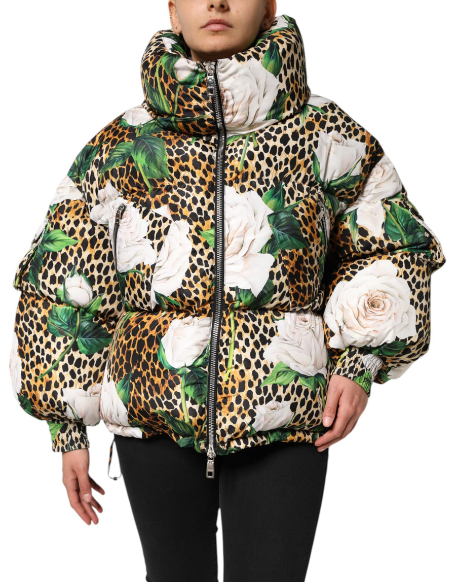 Dolce & Gabbana 100% Polyester down jacket in multicolor
