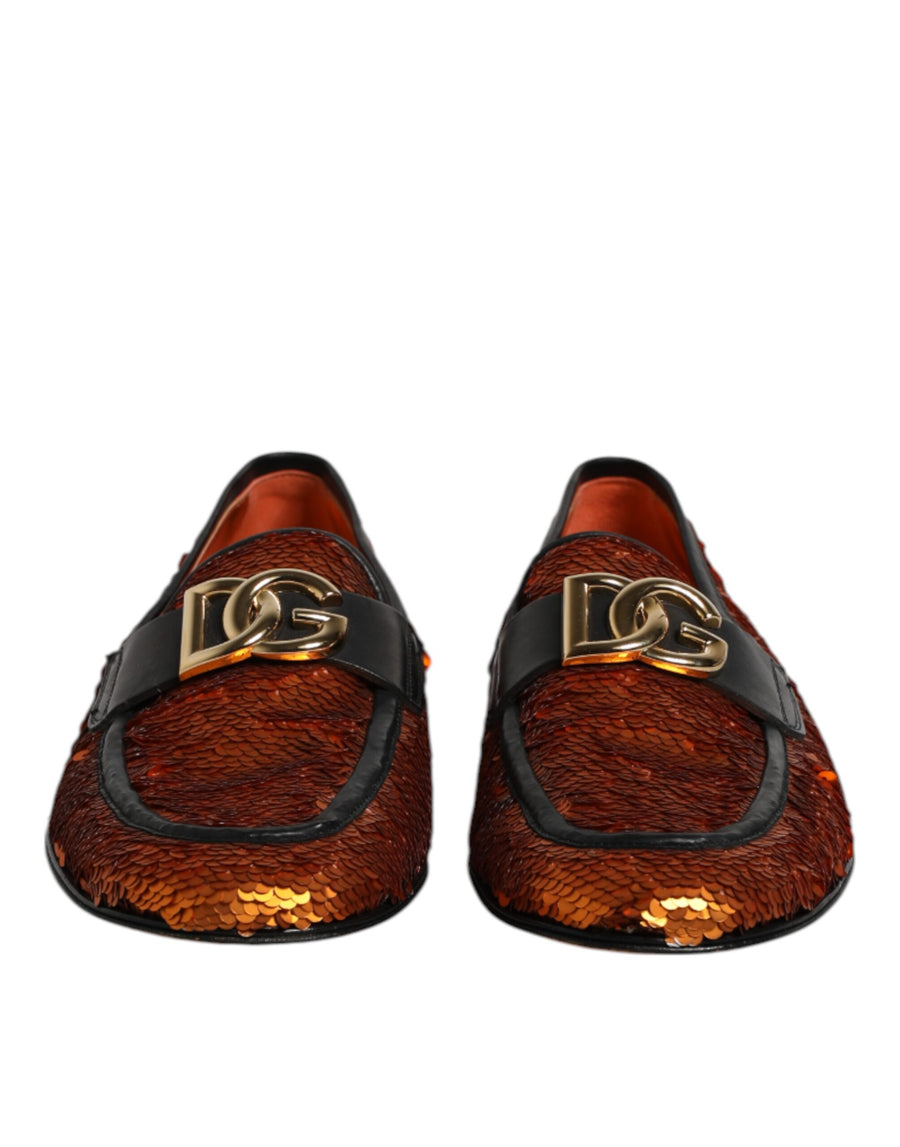 Dolce & Gabbana Polyethylene 50% loafer in orange