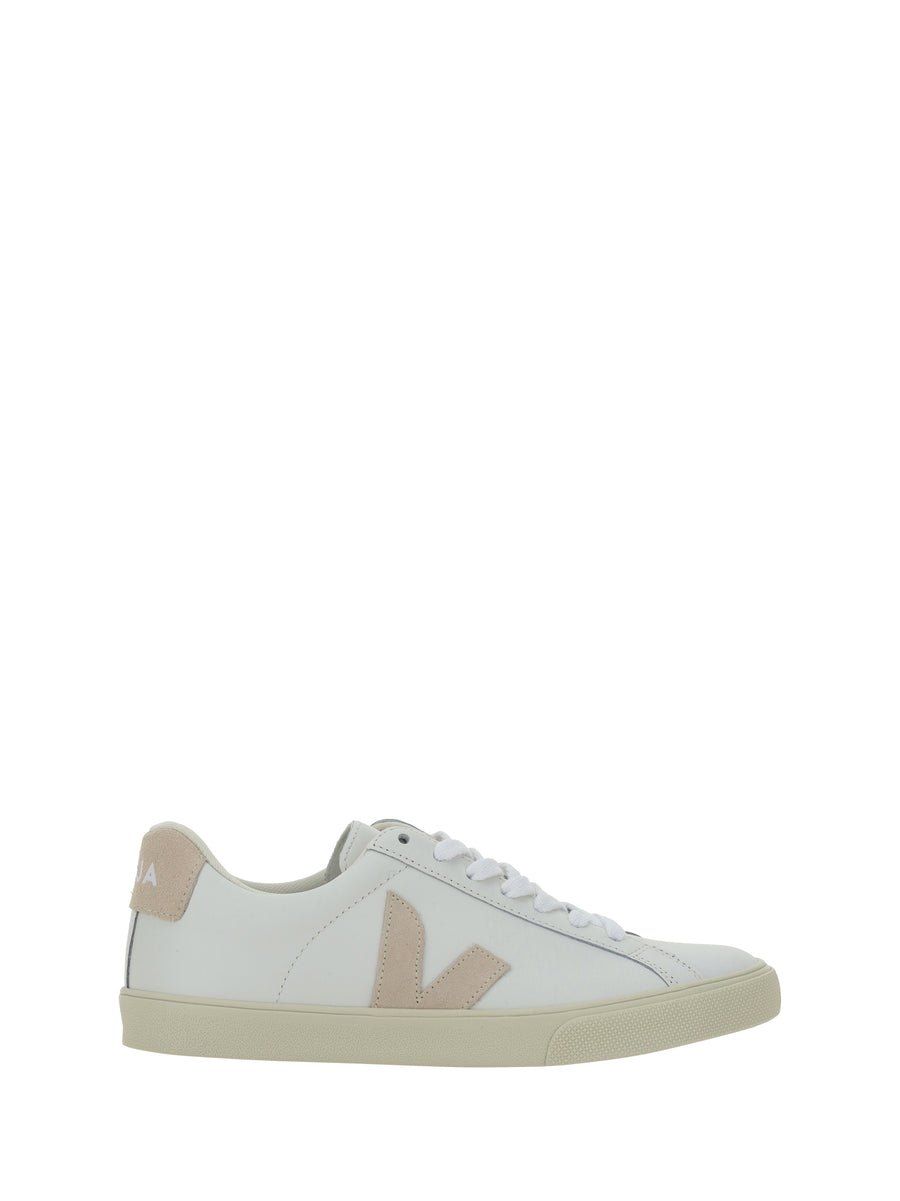 Esplar Sneakers Extra White And Sable Upper Calf Leather Bos Taurus Trainers