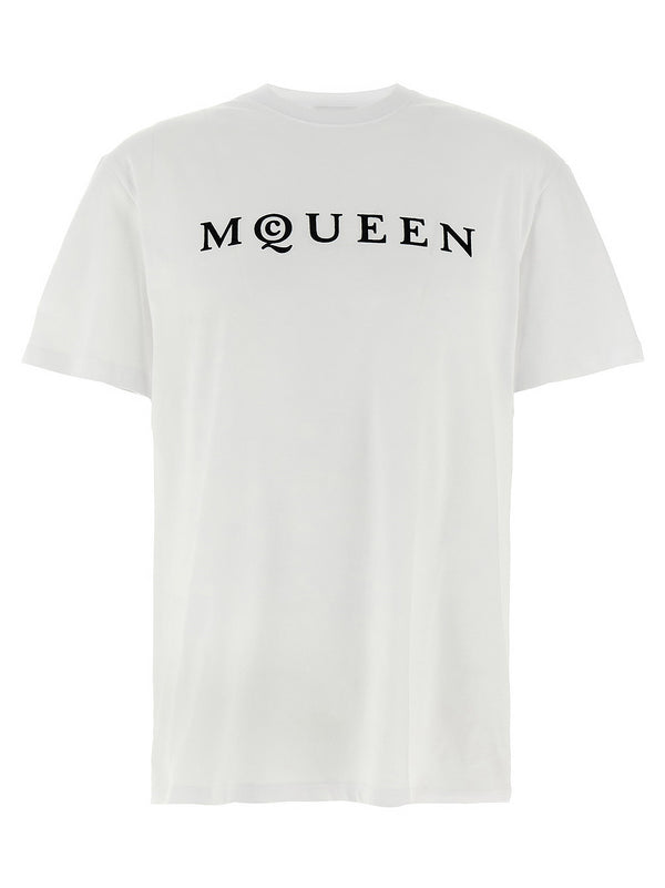 تيشيرت Alexander McQueen شعار قميص — أبيض
