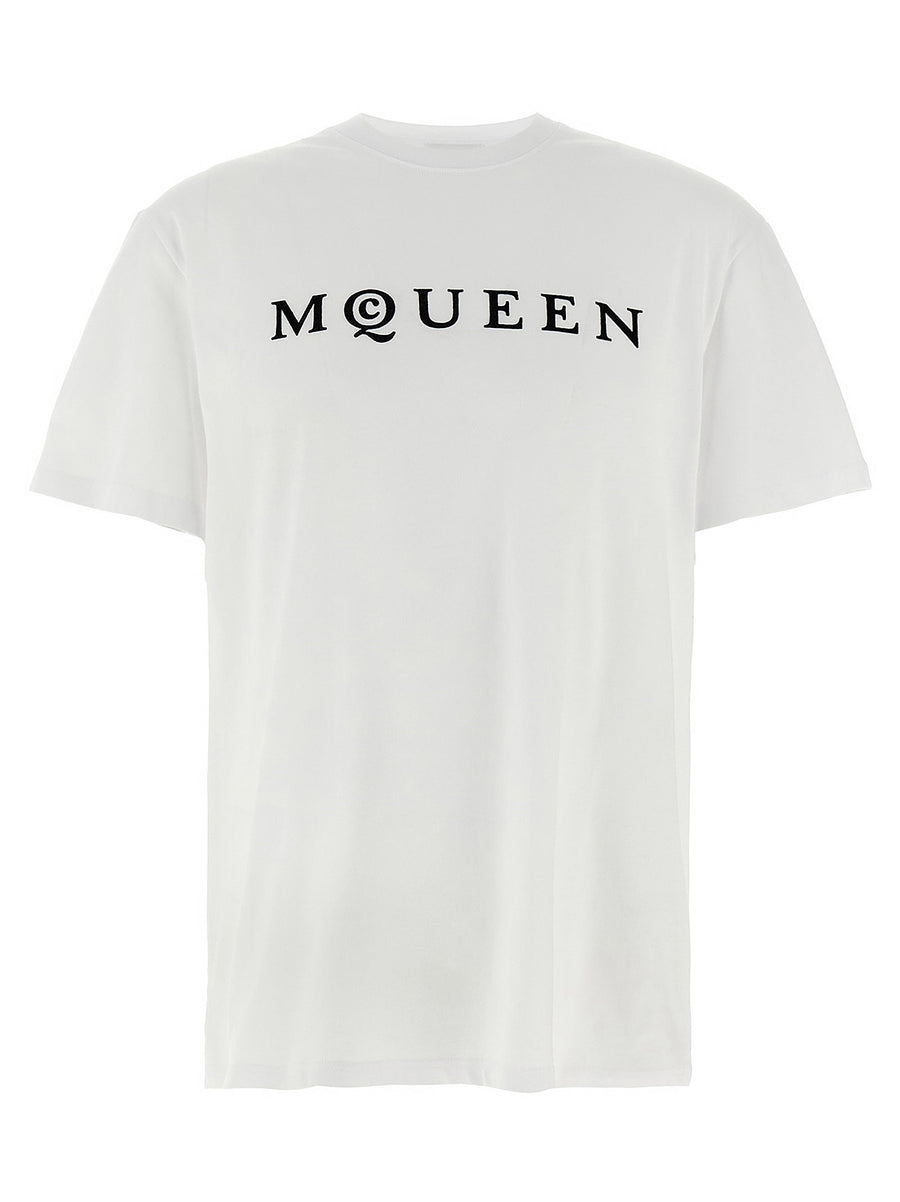تيشيرت Alexander McQueen شعار قميص — أبيض
