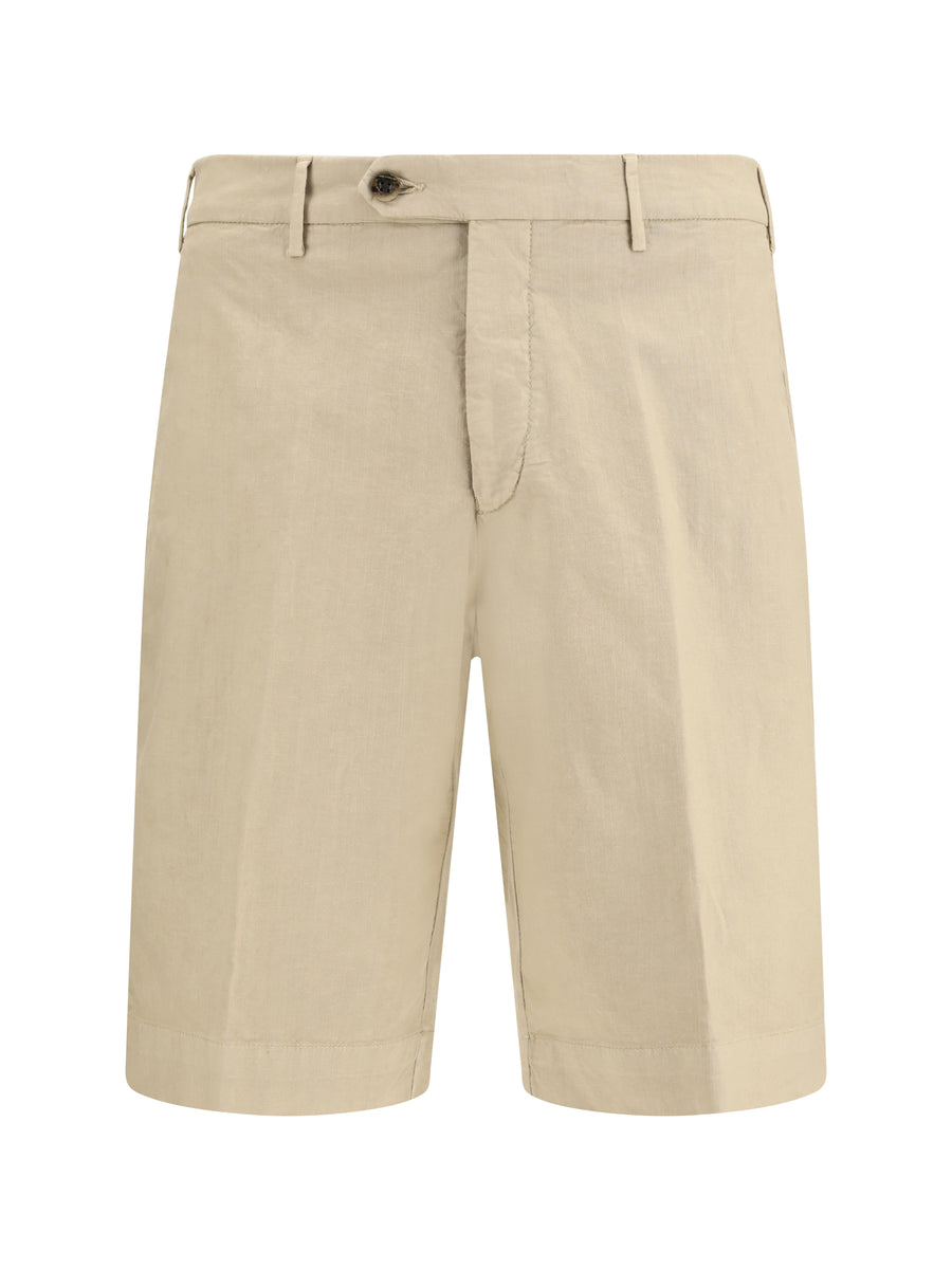 Germano 46% Cotton bermuda in beige