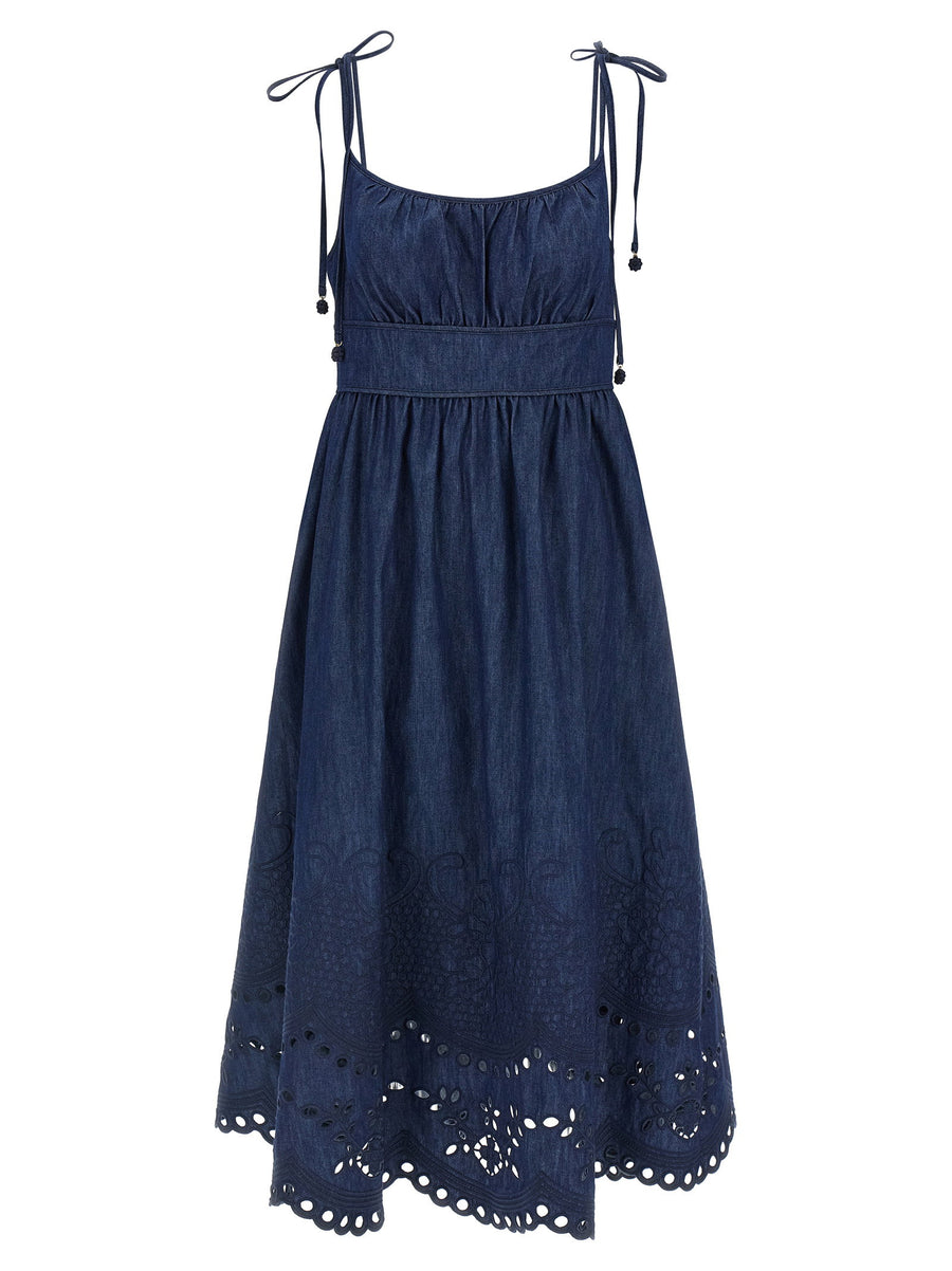Zimmermann Mahon Dress — Navy