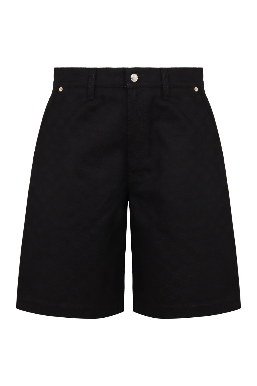 Gucci Cotton Bermuda Shorts Black