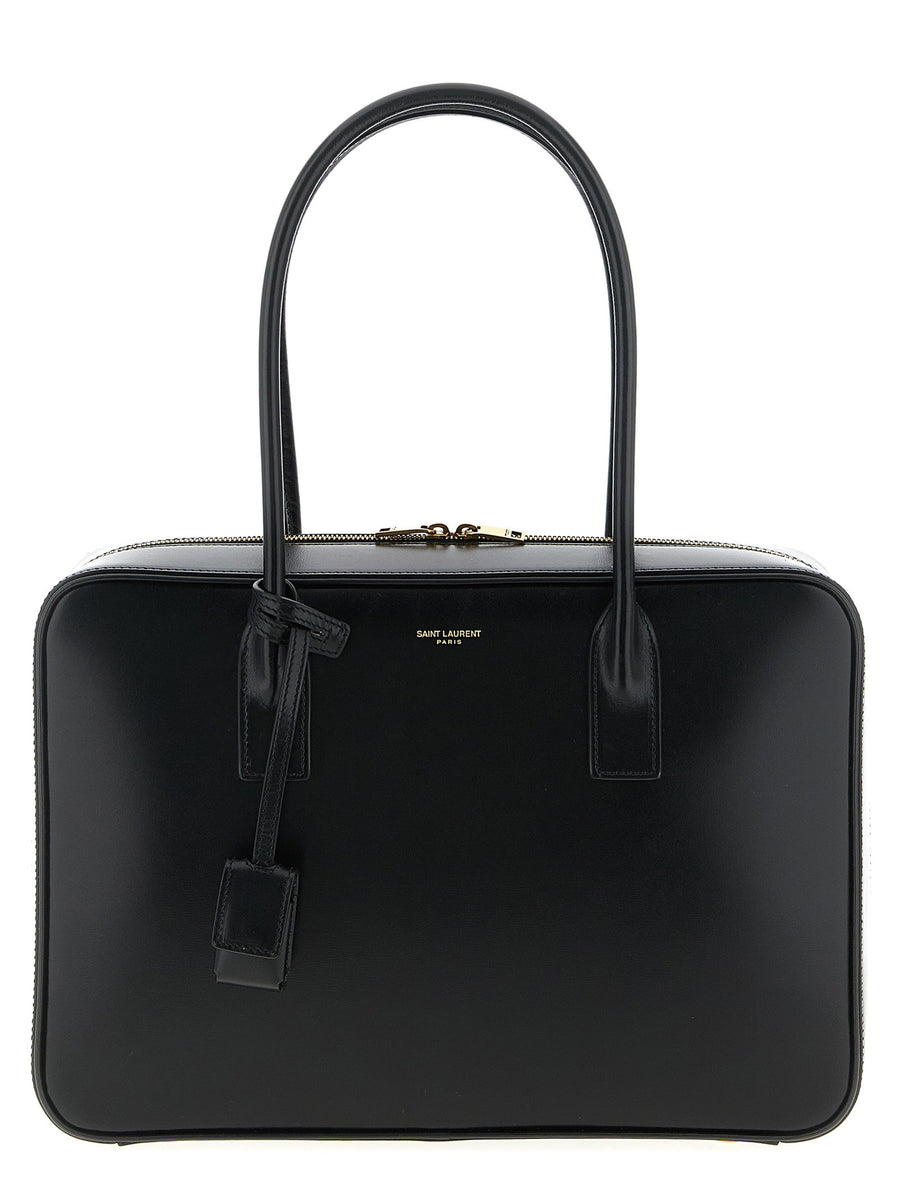 Saint Laurent Sac de Jour Shoulder Bag — Black