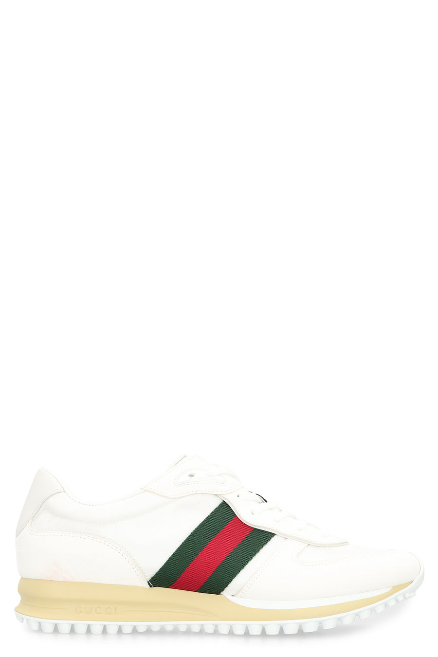 Gucci Re-Motion Low-Top Sneakers White Calfskin Trainers