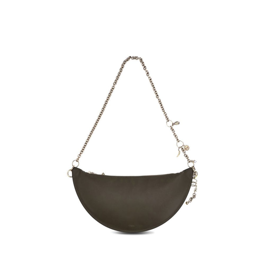 Chloé 100% calf leather shoulder bag in black