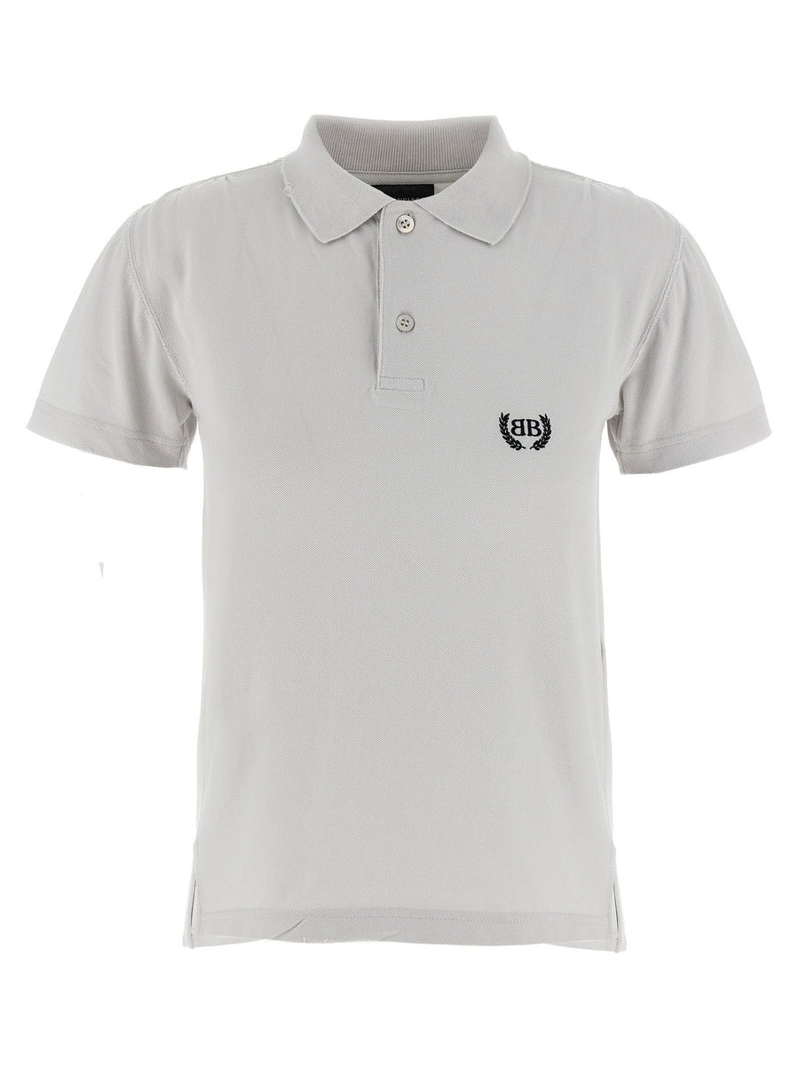 Balenciaga Laurel Polo Shirt — White