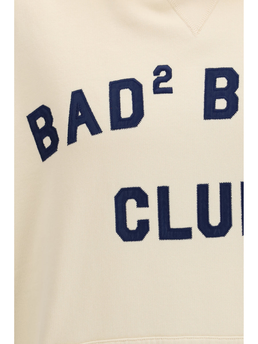 Crewneck Sweatshirt Vintage Fade Ivory Cotton Sweatshirts