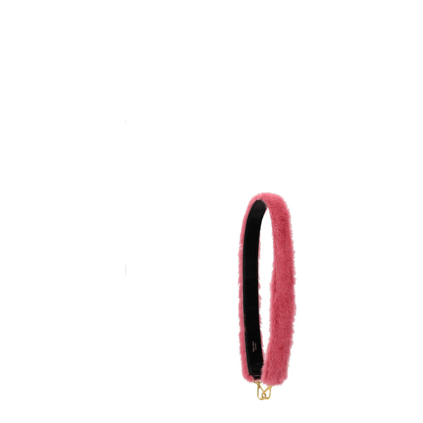 Prada Fur shoulder bag in pink
