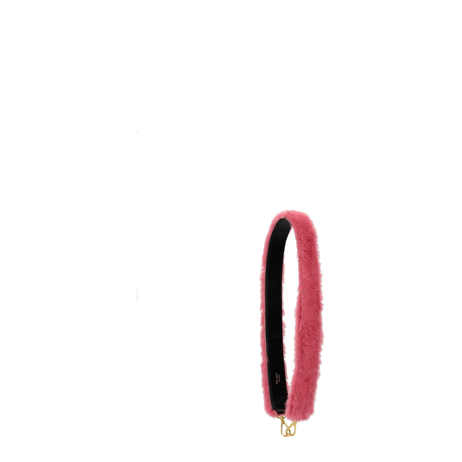 Prada Fur shoulder bag in pink