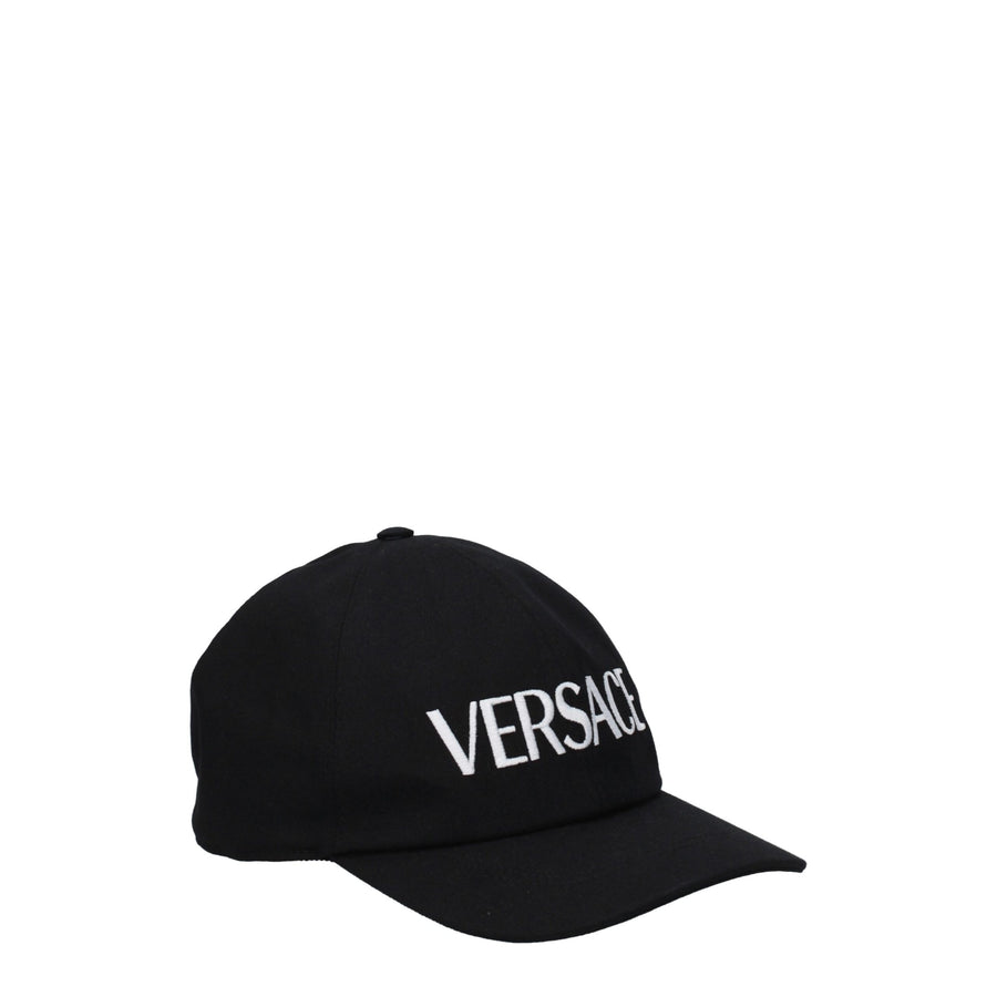 Versace VE8547238674697BT 100% cotton baseball cap in black