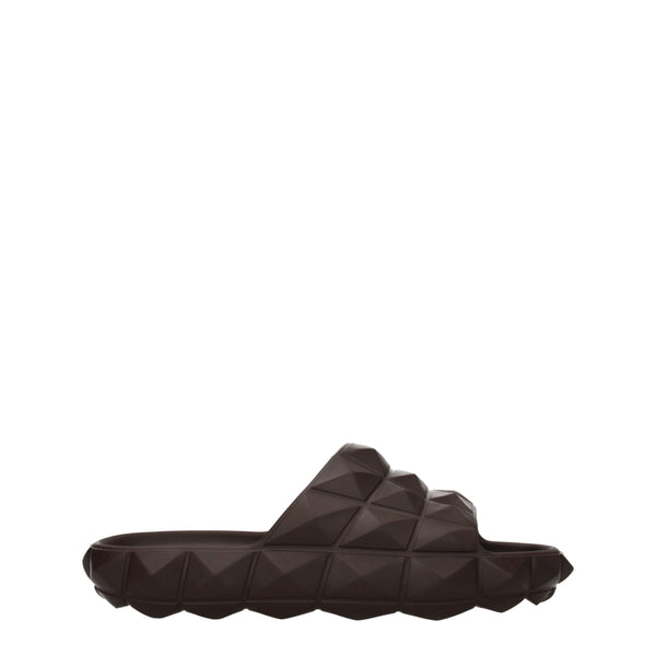 Valentino Garavani Rubber slipper in brown