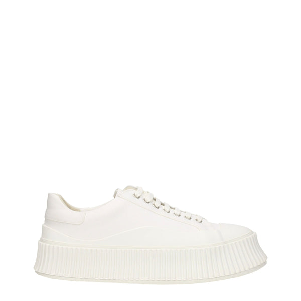 Jil Sander Fabric upper sneaker in white