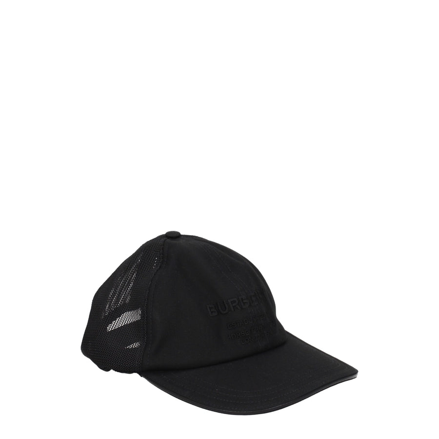 Burberry BU8547395666185BT Cotton baseball cap in black