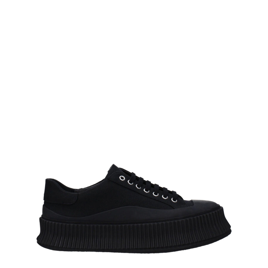 Jil Sander Fabric sneaker in black