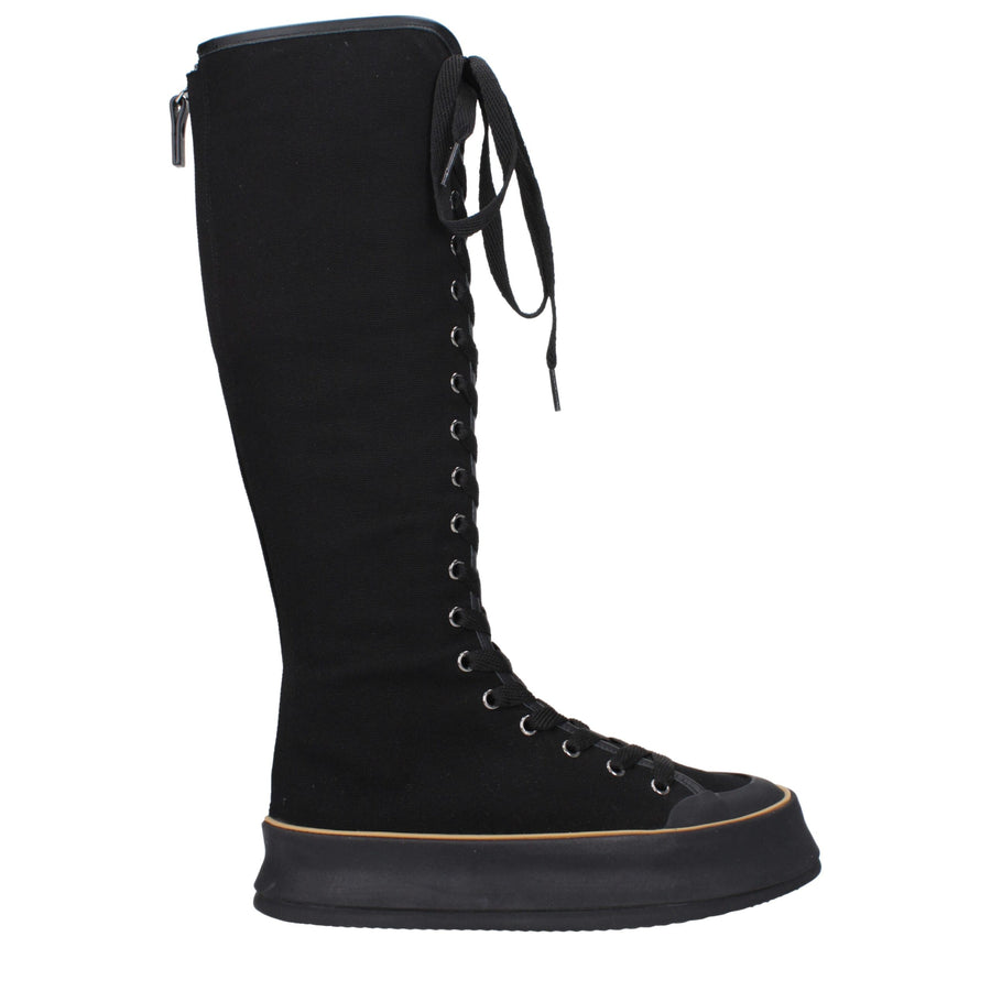 Max Mara Fabric boot in black