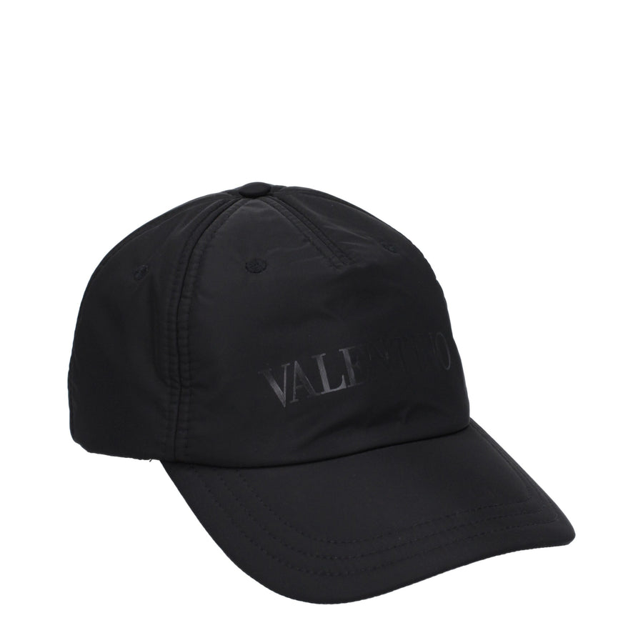Valentino Garavani VA9358004093193BT 100% polyamide baseball cap in black