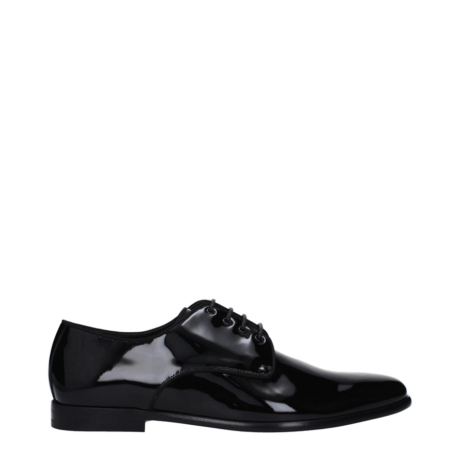 Dolce & Gabbana Patent leather oxford in black