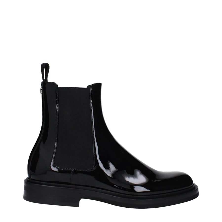 Dolce & Gabbana Patent Leather boots in black