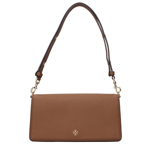 Tory Burch Leather shoulder bag in brown