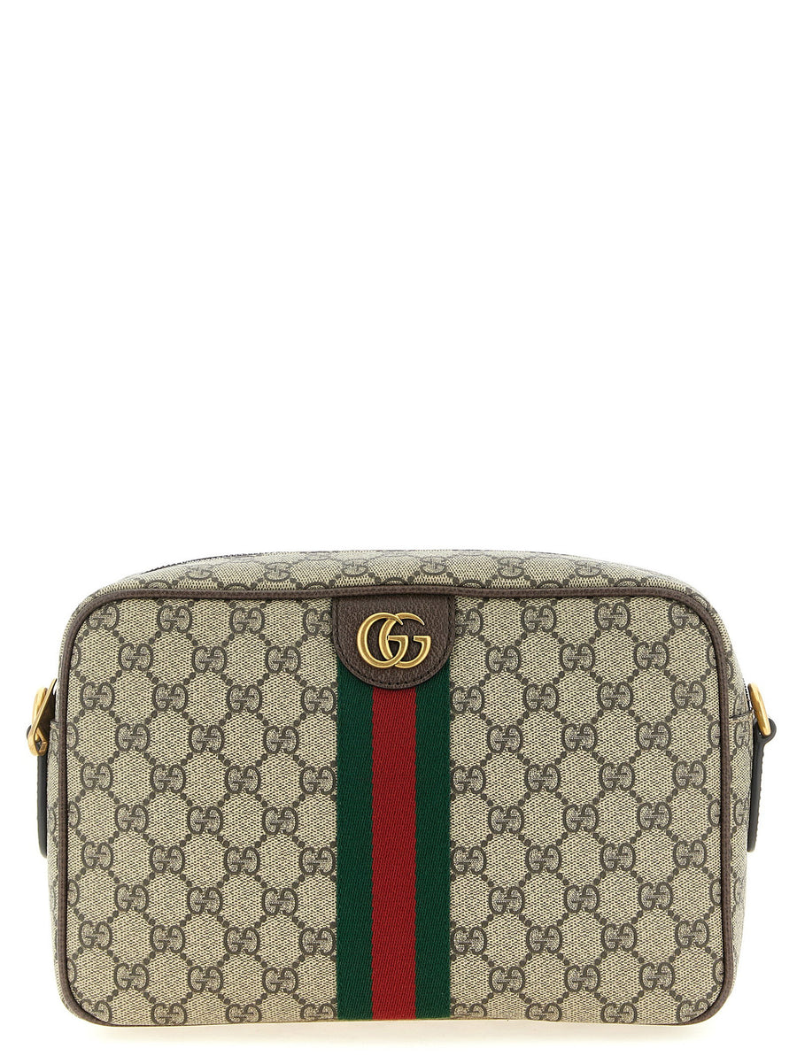 Gucci Ophidia Crossbody Bag — Beige
