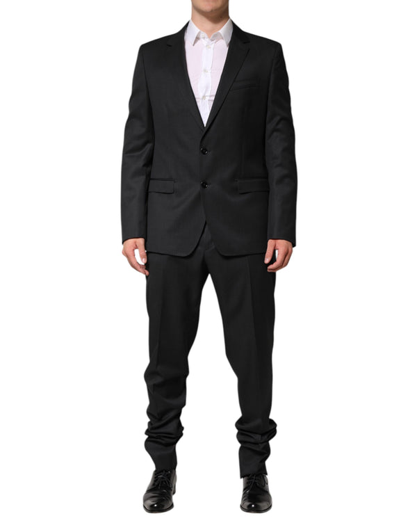 Dolce & Gabbana 100% Virgin Wool; Lining 57% Cupro 43% Polyester pant suit in black