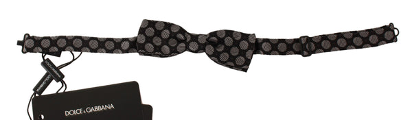 Dolce & Gabbana 100% Silk bow tie in brown