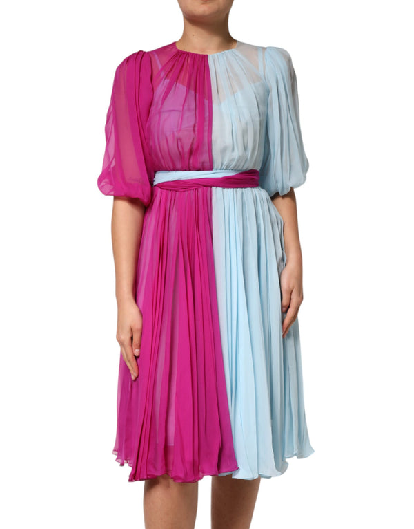 Dolce & Gabbana 100% Silk dress in multicolor