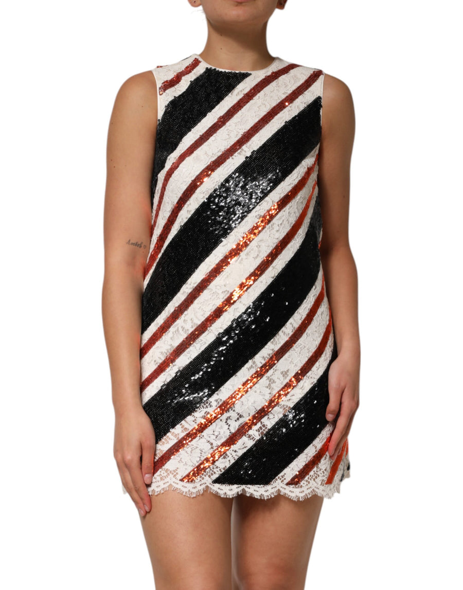 Dolce & Gabbana 37% nylon shift dress in multicolor
