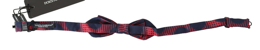 Dolce & Gabbana 100% Silk bow tie in red