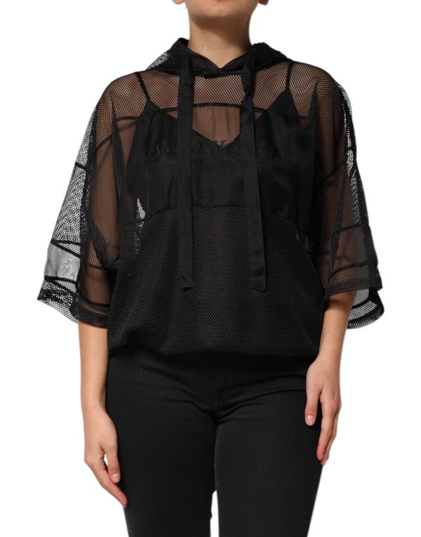 Dolce & Gabbana 80% Polyester sweatshirt in black