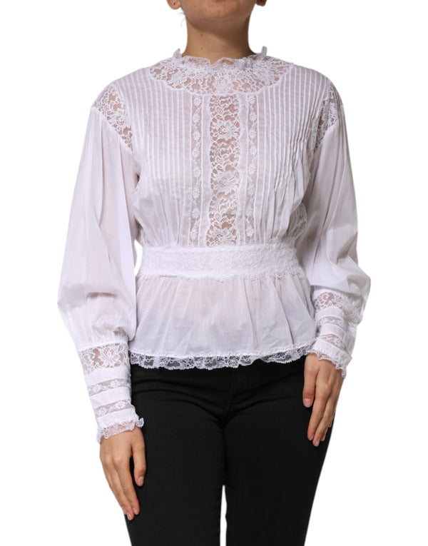 Dolce & Gabbana 78% Cotton blouse in white