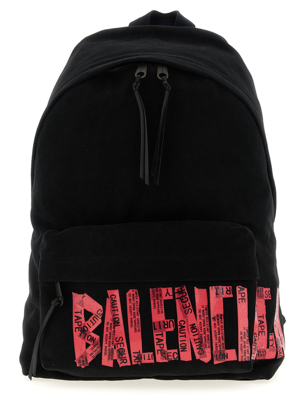 حقيبة ظهر بشريط Balenciaga — أسود