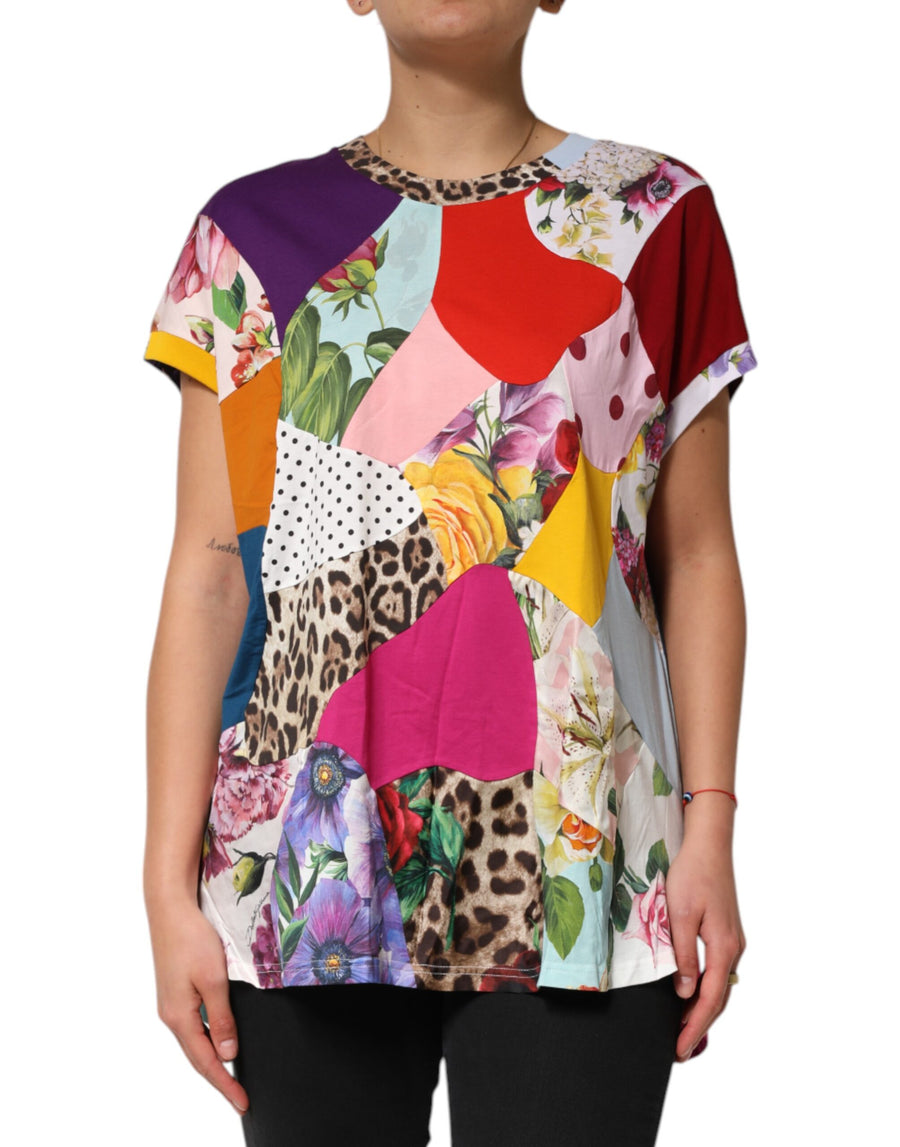 Dolce & Gabbana 70% Cotton 30% Silk blouse in multicolor
