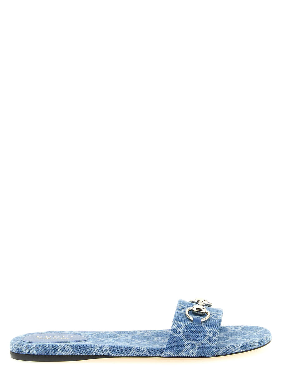 Gucci Morsetto Slide — Blue