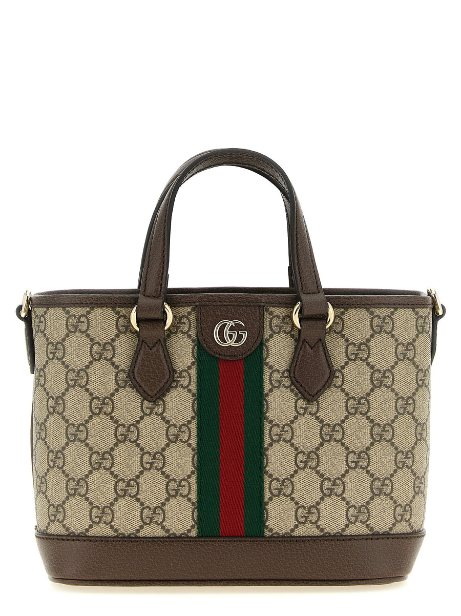 Gucci Ophidia Tote Bag — Beige